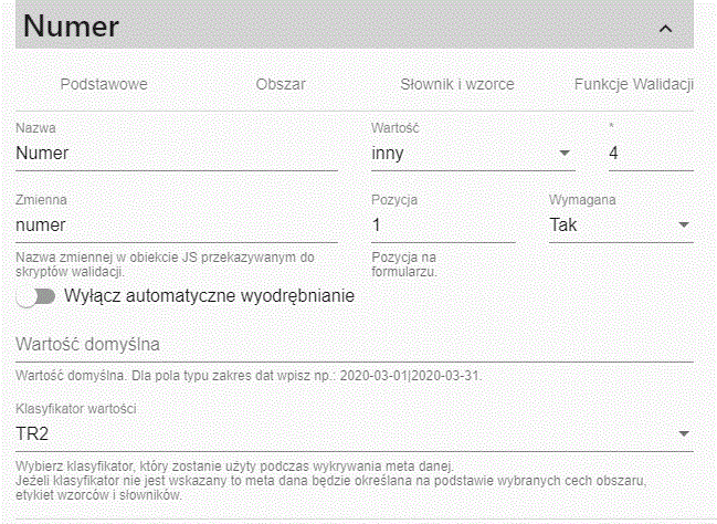 FormAnalyzer RBEE metadana