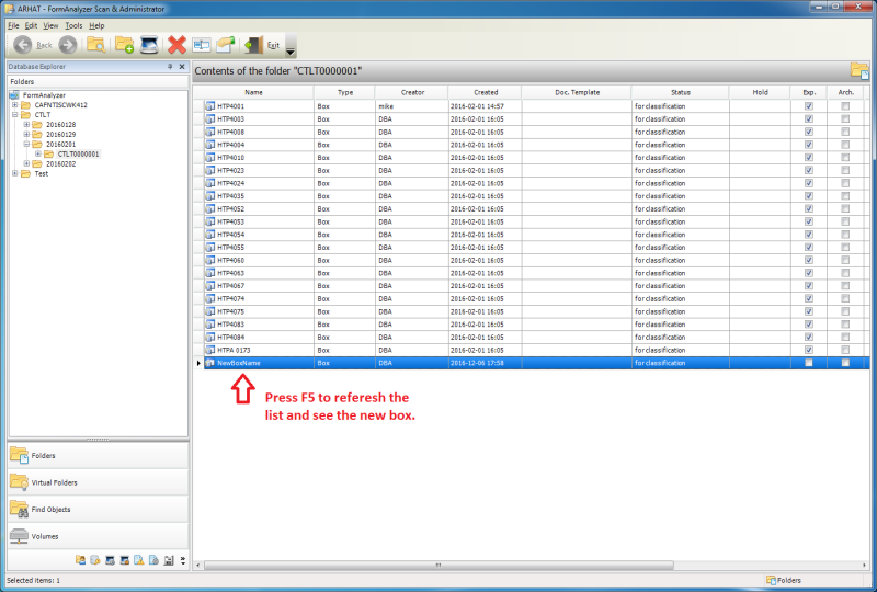 Arhat Form Analyzer Scan & administrator