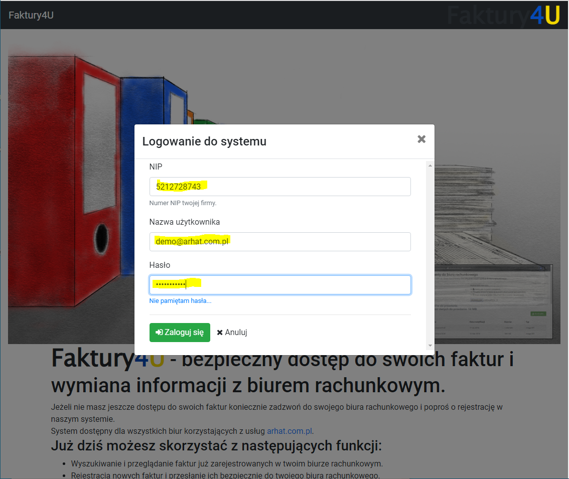 faktury4u login